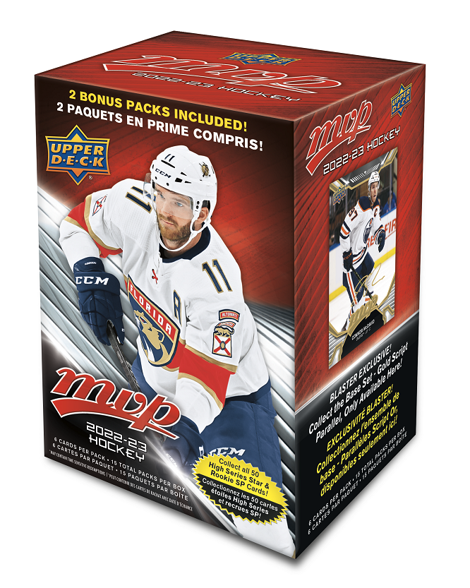 2022-23 UD MVP Hockey Blaster 20-Box CASE